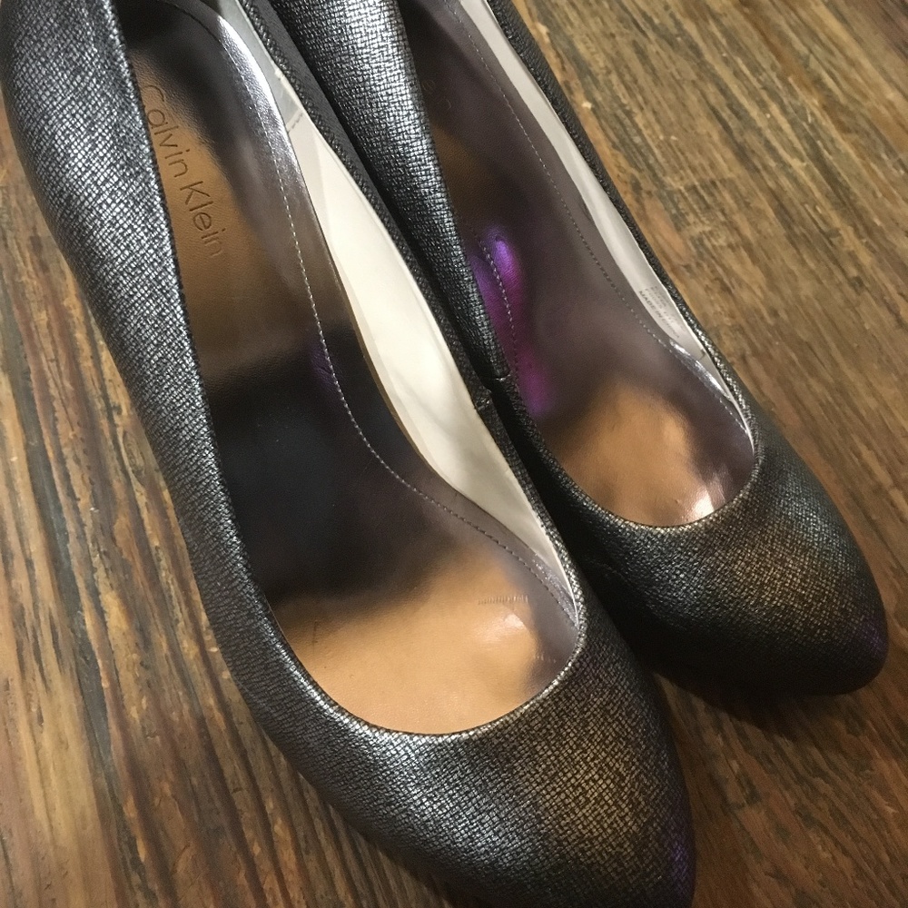 Calvin Klein Elita platform heels